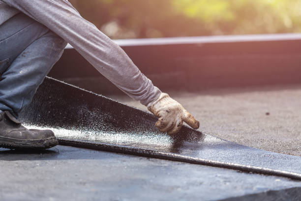 Professional Waterproofing technician working in Trenton, IL